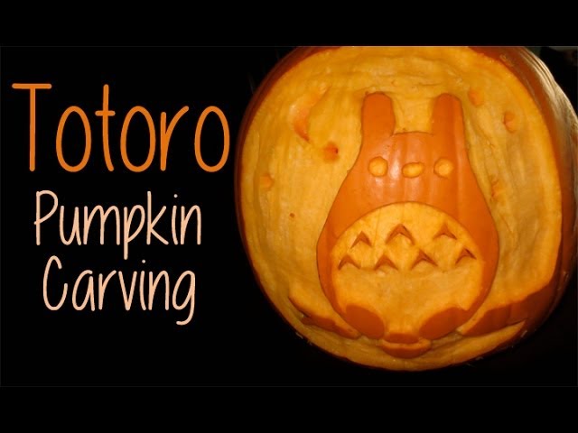 Totoro Pumpkin Stencil