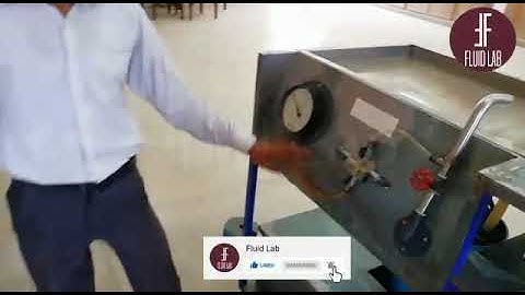 Demonstration of various parts of hydraulic bench