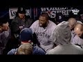 Papi rallies his teammates in dugout