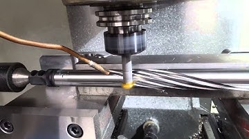 Area 419 Helical Barrel Fluting on HAAS TM2P