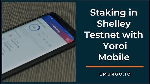 Staking from Yoroi Mobile [TUTORIAL]
