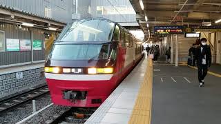 名鉄1200系パノラマSuper(1015F)+1800系(1802F)　特急豊橋行き　知立発車