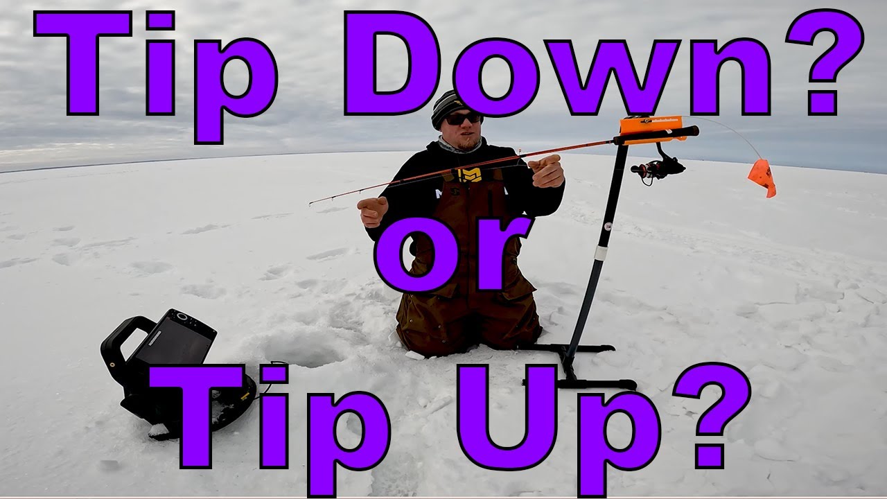 ICE FISHING SECRET REVEALED: When to use a Tip-Up VS. Tip-Down 