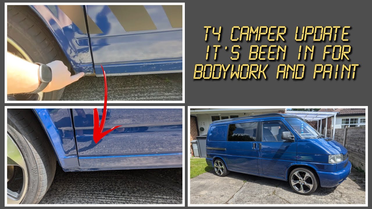 VW T4 Camper bodywork update, getting rid of the tin worm/rust an paint ...