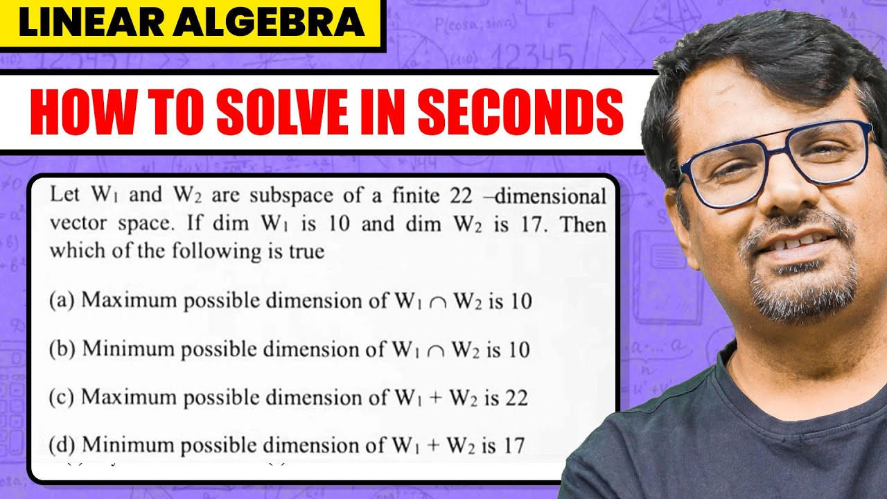 How To Find Dimension Of Subspace Quick Solutions By GP Sir YouTube how-to-find-dimension-of-subspace-quick-solutions-by-gp-sir-youtube