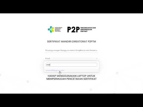 Tutorial Unduh Sertifikat Webinar P2PTM