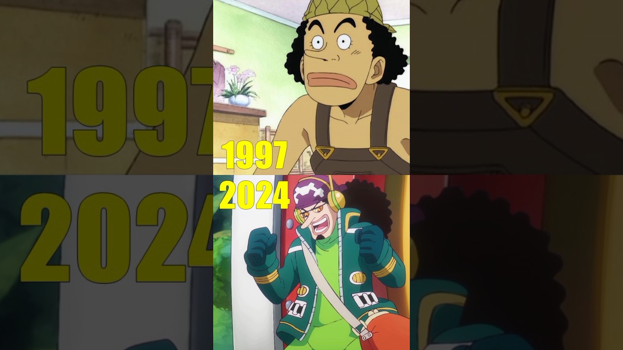Usopp Evolution in One Piece (1997-2024) #anime #onepiece #usopp