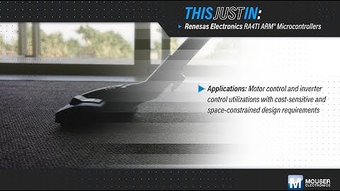 Renesas Electronics RA4T1 ARM® Microcontrollers - Product Video
