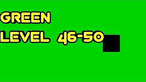 Green Level 46 47 48 49 50 Mobile Puzzle Game For Adult (By Bart Bonte)