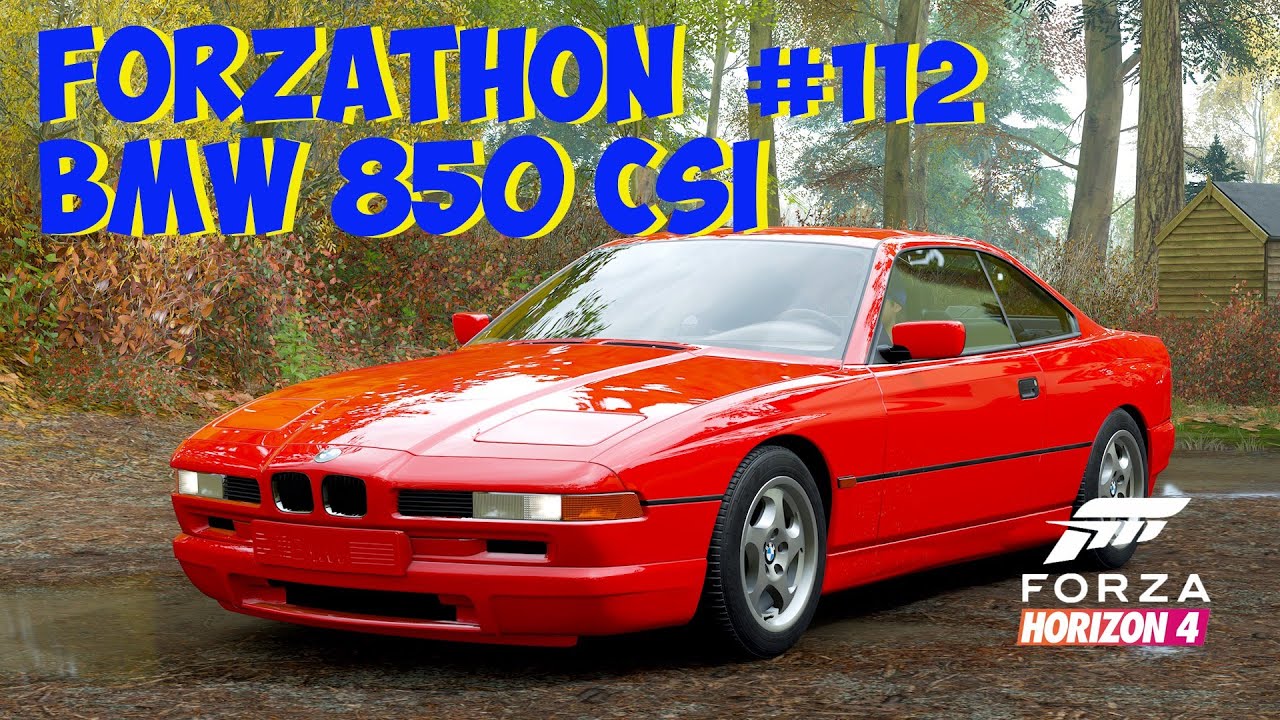 Forza horizon 4 Forzathon BMW 850 CSI - YouTube