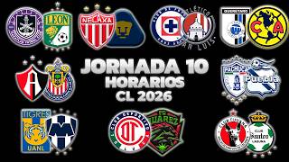 SCHEDULES, CHANNELS AND DATES WHERE TO WATCH MATCHDAY 10 | LIGA MX CLAUSURA 2026