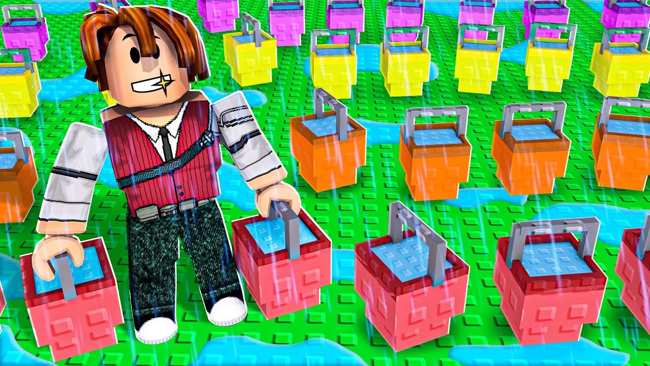 VENDENDO ÁGUA DA CHUVA PARA FICAR BILIONÁRIO (Roblox Collect Rainwater)