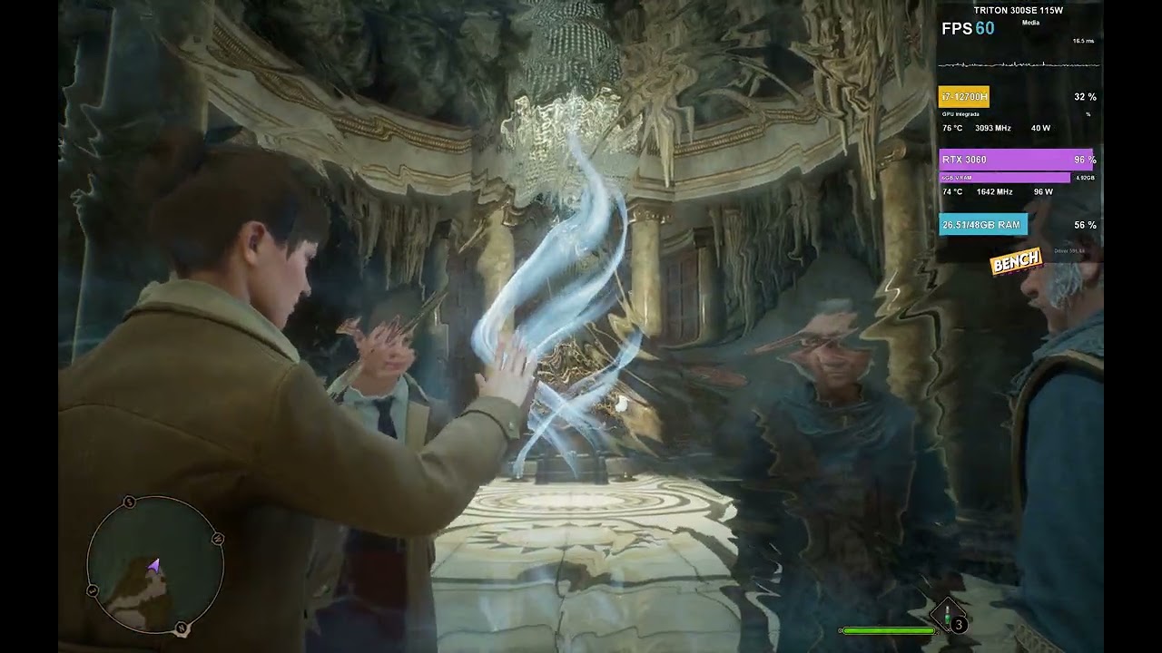 Hogwarts Legacy em 2025 no Triton RTX 3060 LAPTOP