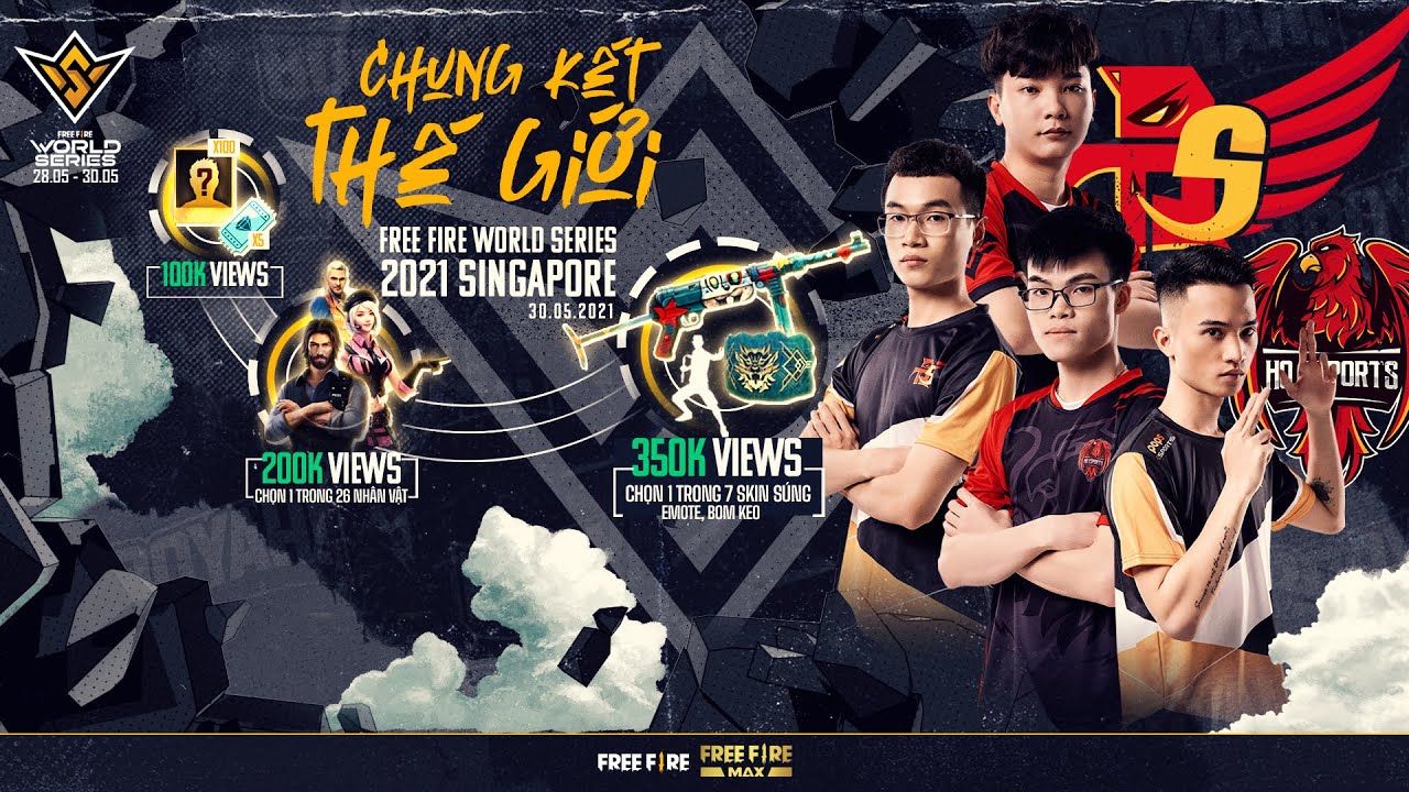 [VN] Free Fire World Series 2021 Singapore - Finals | BTS thi đấu hết mình, HQ nỗ lực đạt 2 Booyah!