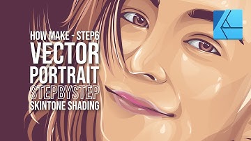 Step 6 How Make Shading Vector Portrait Using Affinity Designer - Learn Vector Step by Step