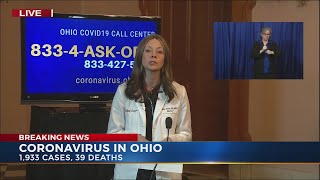 Dr. Acton: Latest number of COVID-19 cases in Ohio