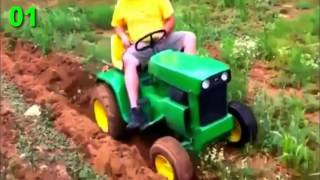 Amazing Agriculture Tractor Machine Around The World HD (Relax with music) - 01
