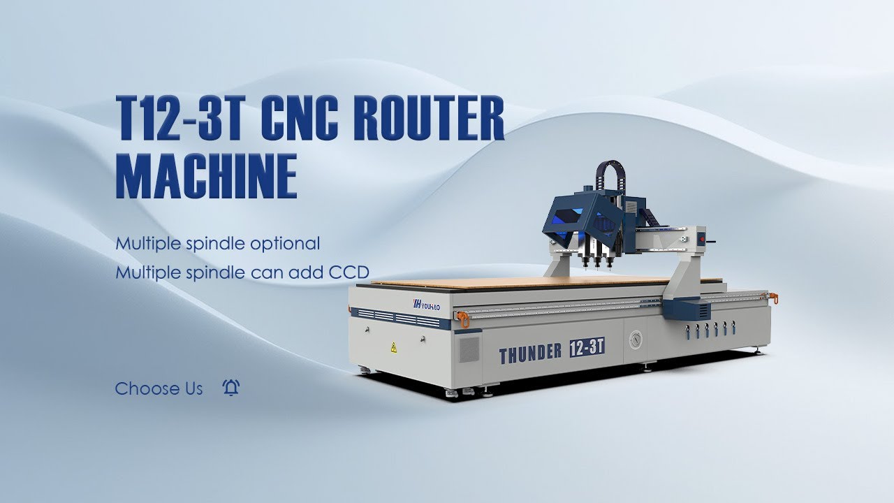 1325 2030 2040 Three-Spindle CNC Router Wood Machine with CCD from