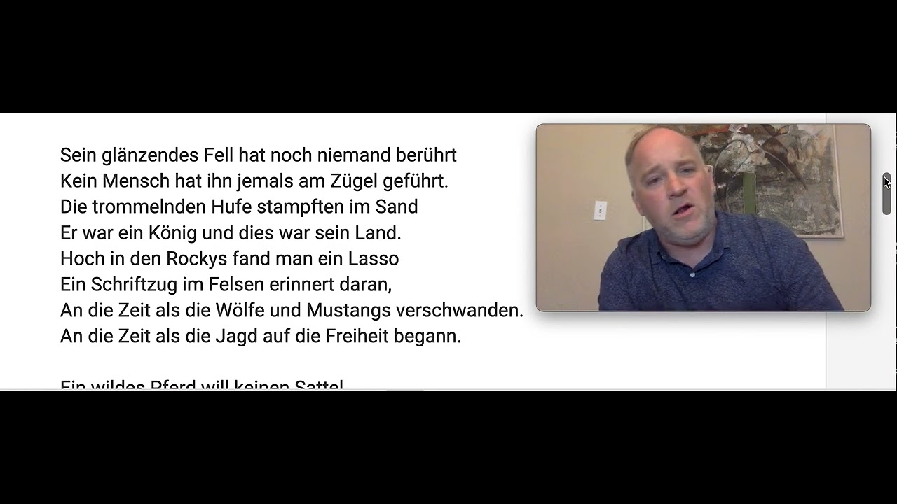 Wilde Pferde von Truck Stop - Learn German with Aaron: Country Music. Lerne Deutsch durch die Musik