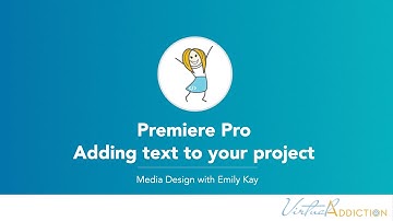 Adobe Premiere | Adding text to your project