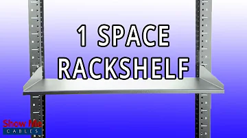 1U Solid Rackshelf - Easily Organize Your Data Rack #71-204-001