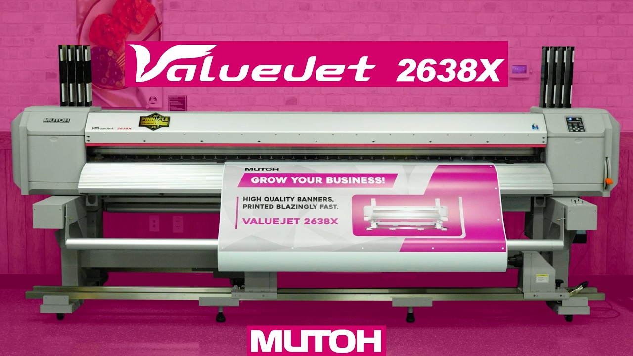 MUTOH ValueJet 2638X Eco-Solvent Printer | 104” Large Format for