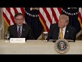 President Trump and Speaker Mike Johnson discuss Neal Dunn's health