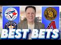 MLB Picks Today &amp; BEST Bets ! Blue Jays vs Astros + Padres vs Diamondbacks