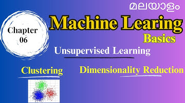 Unsupervised Learning Basics Malayalam (Chapter-6) | Machine Learning in Malayalam
