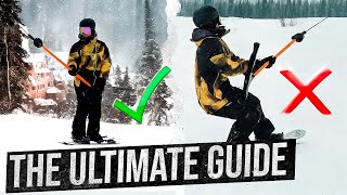 The Ultimate Guide to Snowboard Lifts: How to use T-bar lifts - Beginner Snowboarding