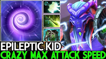 EPILEPTIC KID [Faceless Void] Crazy Max Attack Speed Top Pro Carry 7.22 Dota 2