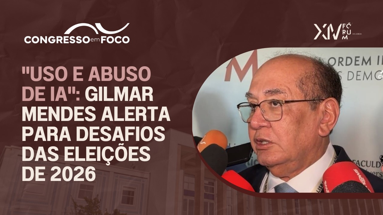 "Uso e abuso de IA": Gilmar Mendes alerta para desafios das eleições de 2026 "Uso e abuso de IA": Gilmar Mendes alerta para desafios das eleições de 2026