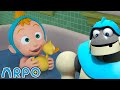 Bath Time Blues 😰🛁 | Baby Daniel and ARPO The Robot | Funny Cartoons for Kids