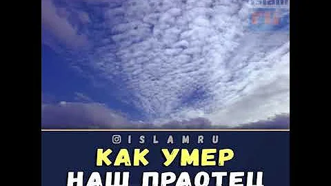 Как умер наш праотец Адам?