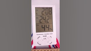 Temperature humidity clock