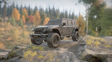 SnowRunner Mod Preview | WIP 2021 Jeep Wrangler JL 4XE - MY PRIVATE MOD