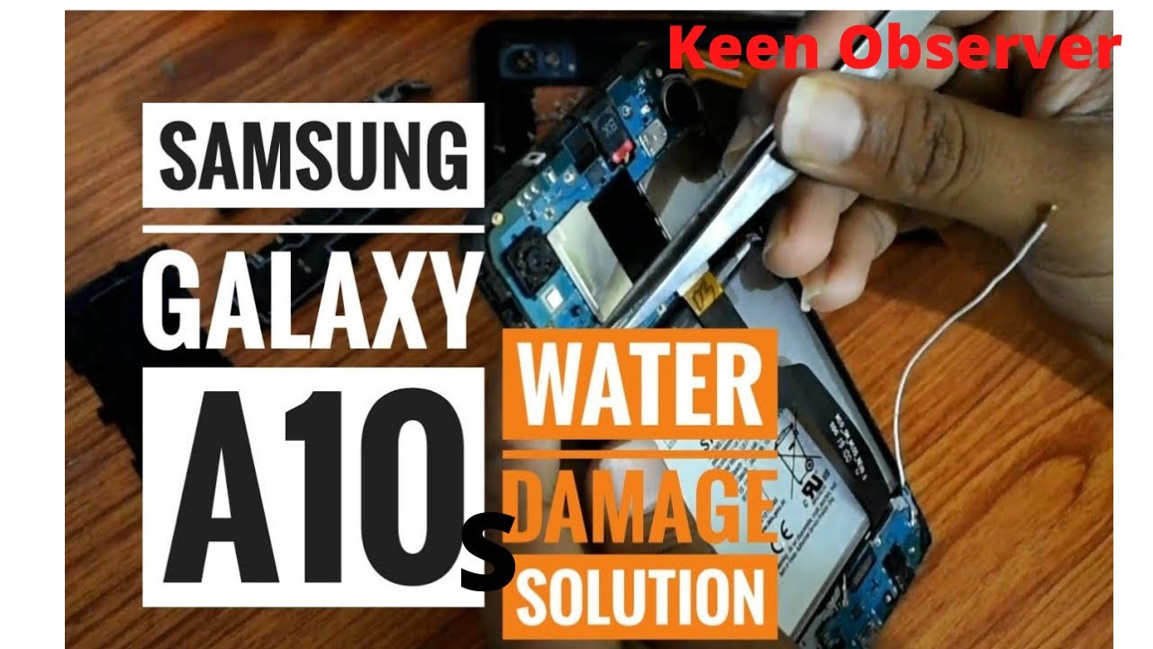 Samsung A10s water Damage solution/repair YouTube