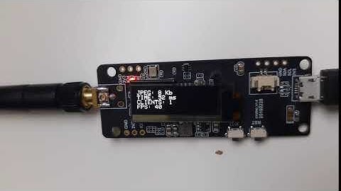 TTGO T-Journal FPV Camera using Websockets & MQTT