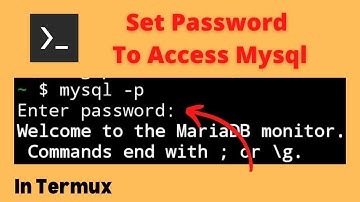 How To Set Password For Mysql Root User In Termux In Hindi  | Mysql Me Password Kaise Dale mobile se