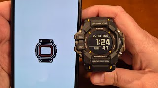 Casio GShock GPRH10001ER RANGEMAN  łączenie zegarka z aplikacją Casio Watches [PL]