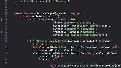 36. Article App (Alamofire - Put, Delete & Upload image)