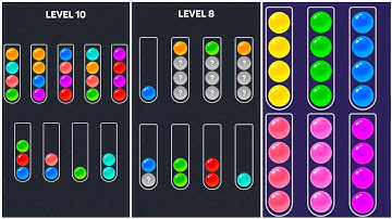 Ball Sort Puzzle Gameplay 2, Android Games ios Walkthrough Simulator Think Brain Puzzle