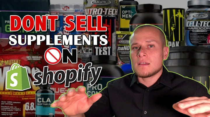 The Risks of Selling Supplements on Shopify: A Comprehensive Guide