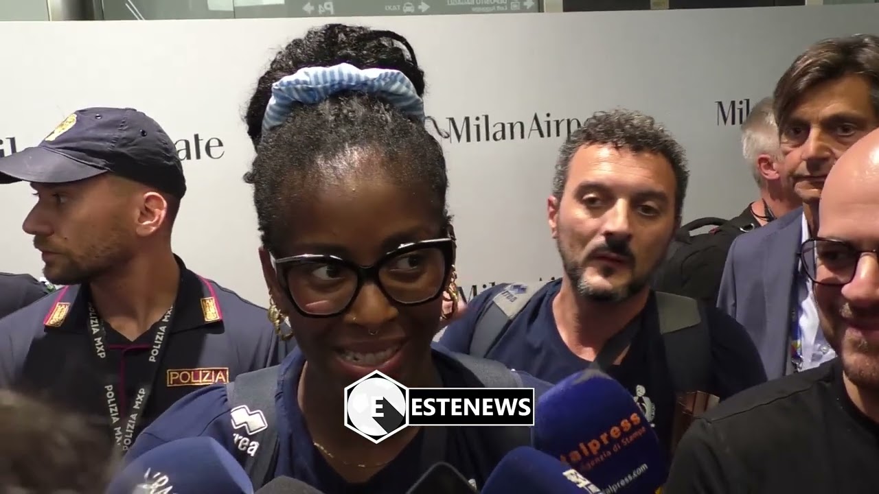 Volley, il rientro in Italia e le interviste alle campionesse del mondo Sylla, Danesi e Antropova
