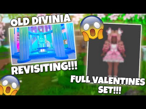 Revisiting The Old Divinia In Royale High Valentines Day Full Set Leaked Youtube - old divinia roblox