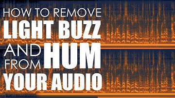 How To Remove Light Buzz or Hum From Your Recordings - Part 4 of 24