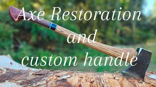 Restoring a National pattern axe and giving it a custom handle.