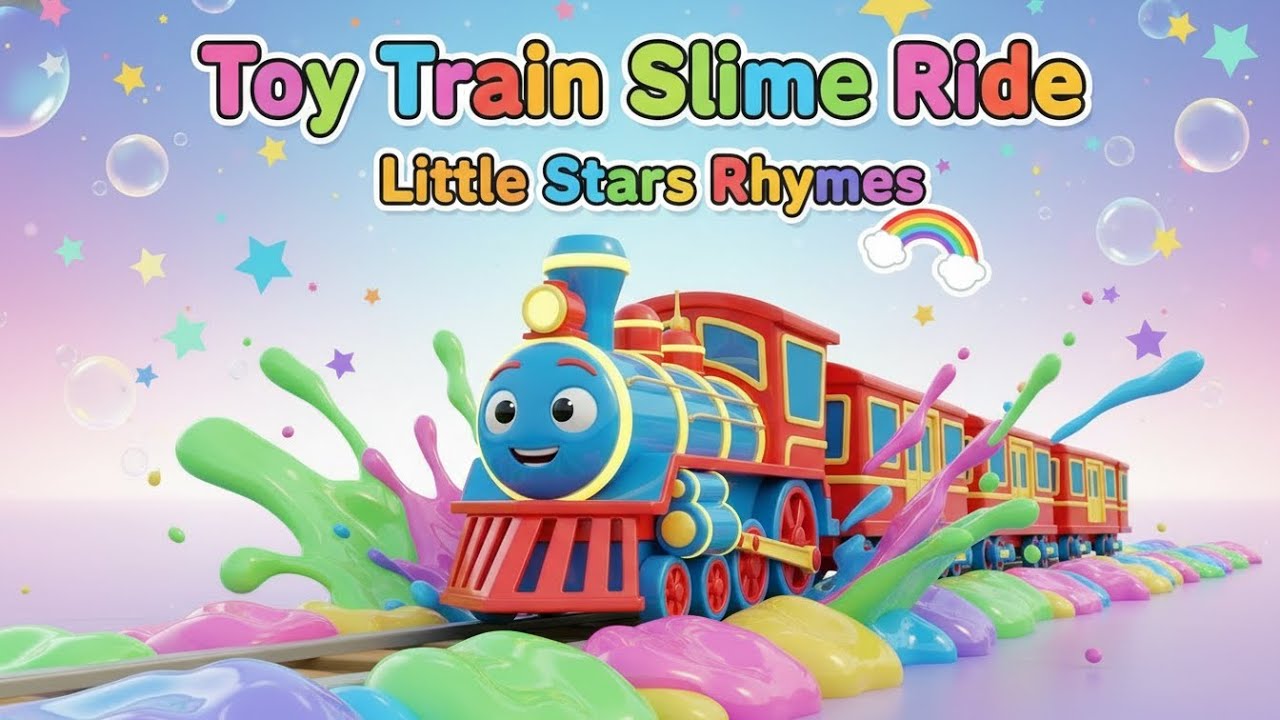 Toy Train Slime Ride | 