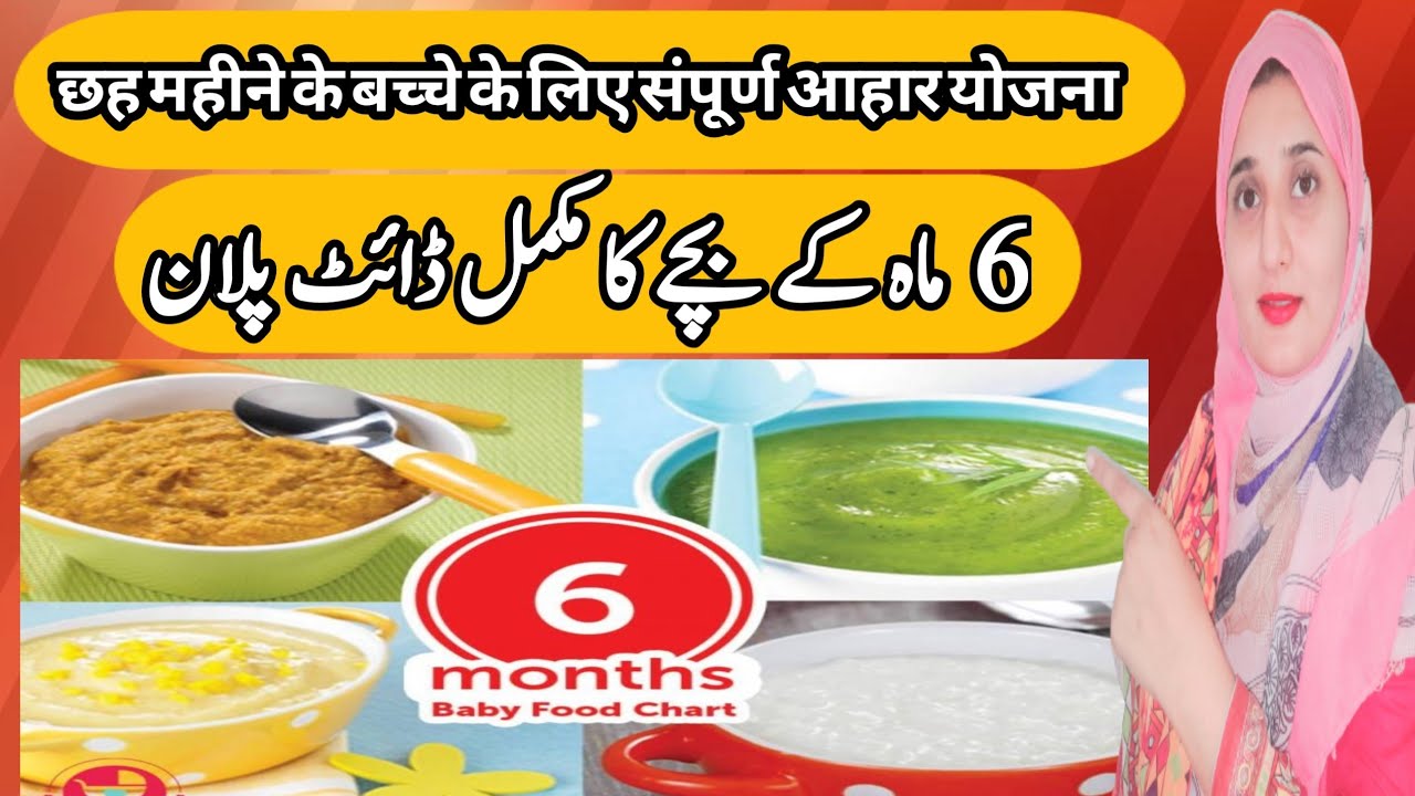 Solid Food Chart For 6 Months Baby Baby Diet Chart 6 To 8 Months 