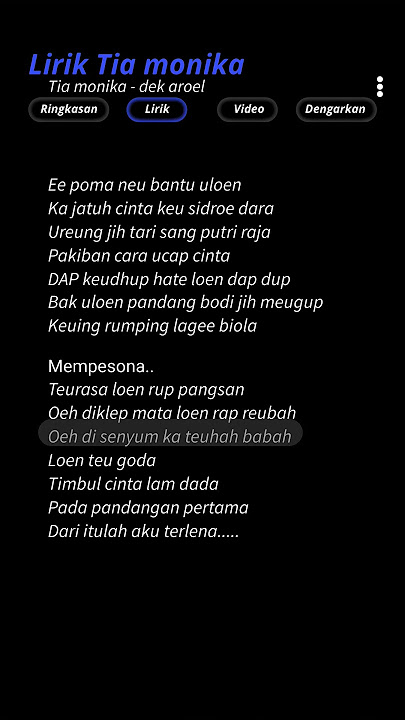 lirik lagu tia monika, #viralditiktok #laguaceh#tiamonika#fypyoutube #subscribe #fyp